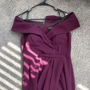 Xscape Off Shoulder Sweetheart Dress